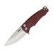 Medford Smooth Criminal Framelock Folding Knife 2.88" tumbled finish S35VN stainless drop point bl Red aluminum handle MK039STQ-41AR