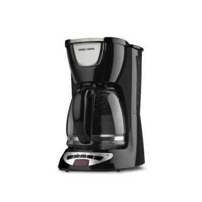 Black & Decker DCM100B 12-Cup Programmable Coffeemaker with Glass Carafe