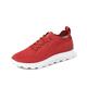 Geox Herren Spherica U Sneakers, Dark Red Light Grey, 40 EU Schmal