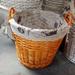 Umber Rea Wicker Laundry Basket Wicker/Rattan in Orange/Gray/Brown | 16.1 H x 16.5 W x 16.5 D in | Wayfair 04LQ3150HJV85WAB1TP