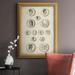 Bloomsbury Market Antique Roman Coins I - Picture Frame Print on Canvas Canvas, Solid Wood in White | 36 H x 24 W x 2.5 D in | Wayfair