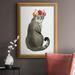 Red Barrel Studio® Flower Crown Cats I Flower Crown Cats I Premium Framed Canvas- Ready To Hang - Print Canvas, in White | Wayfair