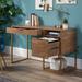 Latitude Run® Desk Wood in Yellow/Brown | 29 H x 47 W x 20 D in | Wayfair E488341523074C7D9CC0FB511BD163E9