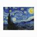 Red Barrel Studio® Vincent Van Gogh "Starry Night" Outdoor All-Weather Wall Decor All-Weather Canvas, Wood | 14 H x 19 W x 1.5 D in | Wayfair