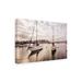 Longshore Tides Joseph S Giacalone "Washed Out At San Diego Harbor" Outdoor All-Weather Wall Decor Metal | 22 H x 32 W x 1.5 D in | Wayfair