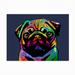 Red Barrel Studio® Pug Dog Outdoor Wall Decor All-Weather Canvas, Wood | 14 H x 19 W x 1.5 D in | Wayfair AE2FC808C3E342D1AA74BC9904BEF425