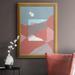 Corrigan Studio® Desert Dreamscape II Premium Framed Canvas- Ready To Hang Canvas in Blue/Gray/Pink | 20 H x 16 W x 2.5 D in | Wayfair