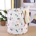 Harriet Bee Cloth Laundry Basket Fabric in White | 21.6 H x 17.7 W x 17.7 D in | Wayfair 42B0575C4D7B451495E4F0C3677C2AD1