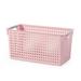 Rebrilliant Laundry Basket Plastic in Pink | 7.6 H x 15.7 W x 7.8 D in | Wayfair 53AD2297958A42D3B0AB4059D90BCAED