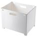 Rebrilliant Laundry Basket Plastic in Gray/White | 11.8 H x 14.9 W x 10.8 D in | Wayfair BB73F175DDFB43FD9DF729A461B7FF69