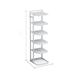 Rebrilliant Triangle 6 Pair Shoe Rack Metal in White | 32.28 H x 9.44 W x 10.62 D in | Wayfair 1605A19CC90A40A39491183F2992A271