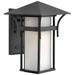 Outdoor Harbor-Medium Wall Mount Lantern-Satin Black