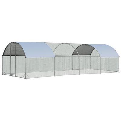 Costway Large Metal Chicken Coop with Cover