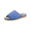 Pantoffel CLASSIC, Damen, Gr. 39, blau (blau, marine), Textil, Schuhe Damenschuh Hausschuh Pantoffeln