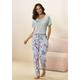 Pyjama VIVANCE DREAMS Gr. 52/54, grün (mint) Damen Homewear-Sets Pyjamas