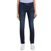Gerade Jeans TOM TAILOR "Alexa Straight", Damen, Gr. 27, Länge 30, blau (schwarz stone washed), Denim/Jeans, Obermaterial: 69% Baumwolle, 20% Polyester, 9% Viskose, 2% Elasthan, casual, bequem lang, Jeans, mit Kontrastnähten, Topseller