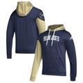 Men's adidas Navy Georgia Tech Yellow Jackets Block Stadium Pullover Hoodie