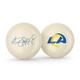 Imperial Matthew Stafford White Los Angeles Rams Player Signature & Team Cue Ball