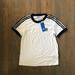 Adidas Tops | Adidas 3 Stripe Tee In White Size Small | Cotton | Color: Black/White | Size: S