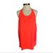 Athleta Tops | Athleta Womens Athletic Tank Xl Lightspeed Racerback Neon Orange Stretch T Back | Color: Orange | Size: Xl