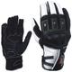 Motorradhandschuhe PROANTI Handschuhe Gr. XL, schwarz-weiß (weiß, schwarz) Motorradhandschuhe