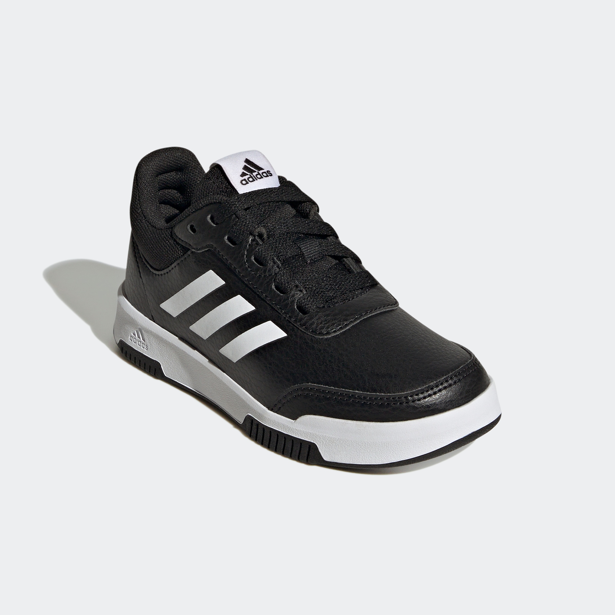 Sneaker ADIDAS SPORTSWEAR "TENSAUR SPORT TRAINING LACE", Mädchen, Gr. 38, cschwarz, ftwwh, Synthetik, Textil, Schuhe Sneaker, für Kinder und Jugendliche