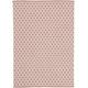 Teppich CARPETFINE "Frida 204" Teppiche Gr. B/L: 120 cm x 170 cm, 7 mm, 1 St., rosa Esszimmerteppiche Wendeteppich, 100% recyceltem Material (PET), Flachgewebe, Sisal Optik