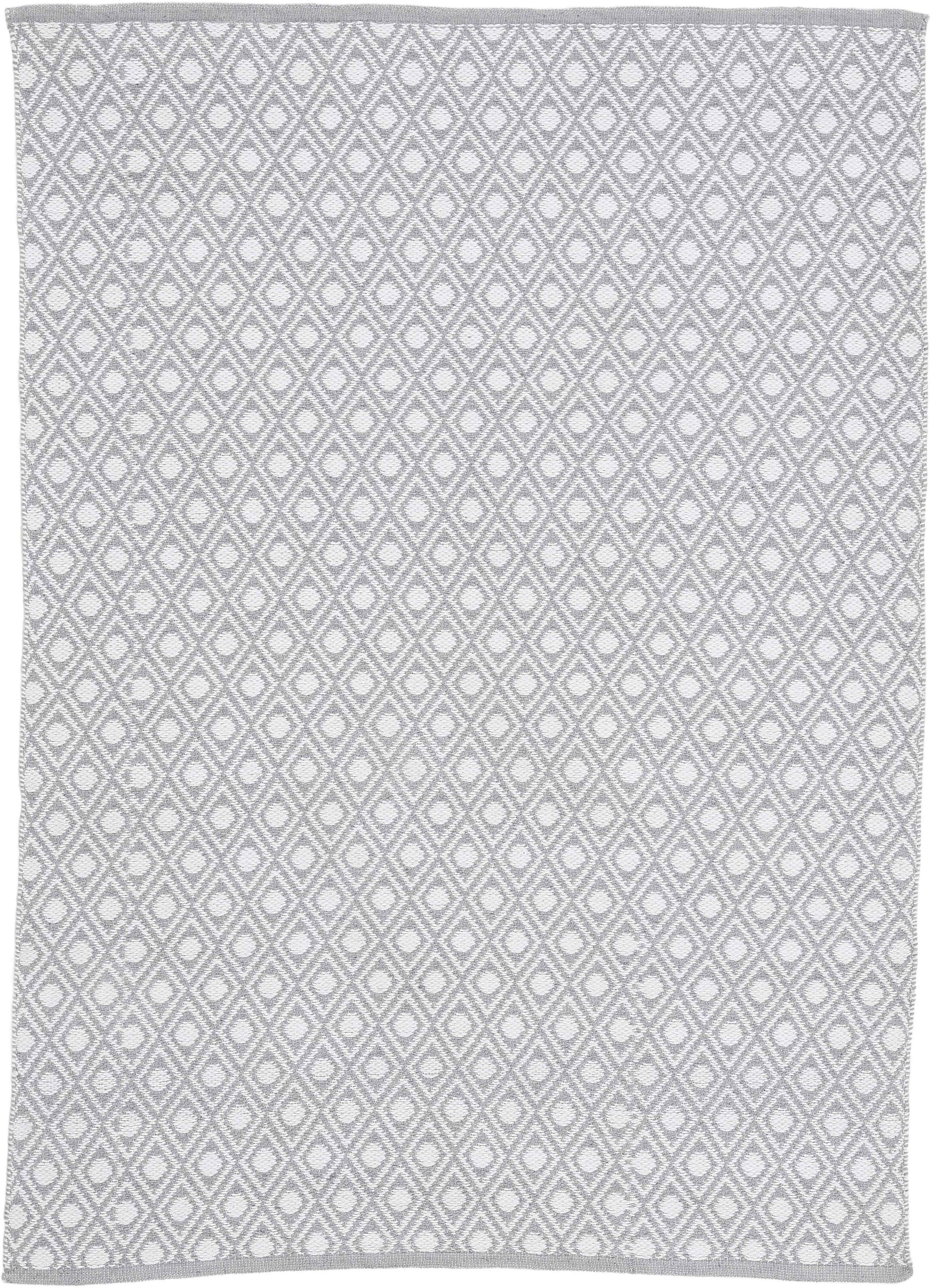 Teppich CARPETFINE "Frida 201", grau, B:140cm H:7mm L:200cm, Polyester, Teppiche, Wendeteppich, 100% recyceltem Material (PET), Flachgewebe, Sisal Optik Image
