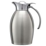 Service Ideas Stainless Steel 4.2 Cup Flip Top Server Stainless Steel in Gray | 8 H x 5 W x 6 D in | Wayfair NIC10BS