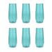 Fortessa Sole Outdoor Shatter Resistant BPA Free Premium Copolyester Plastic Drinkware 6 Pack, Terra Cotta Orange, Stemless Wine Glass Plastic | Wayfair