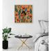 Corrigan Studio® Sylvie Smell The Roses Framed Canvas By Oris Eddu 22X22 Black Canvas in Blue/Brown/Green | 22 H x 22 W x 1.62 D in | Wayfair
