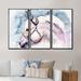 The Holiday Aisle® a Horse w/ a Snow Mane w/ Bells - 3 Piece Floater Frame Print on Canvas Canvas, Wood in White | 20 H x 36 W x 1 D in | Wayfair