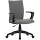 Bürostuhl BYLIVING "Sit" Stühle Gr. Material Bezug, Material Gestell, Webstoff, Kunststoff, grau (grau, schwarz, schwarz) Drehstühle