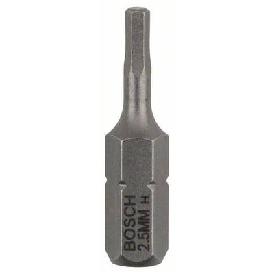 Bosch 3x Schrauberbit Extra-Hart, HEX 2,5, 25 mm - 2607001720 Image