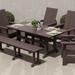 Polytrends Laguna Poly Eco-Friendly All Weather Rectangular Patio Dining Table
