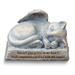 Curata You Left Paw Prints on My Heart...Resin Cat with Wings Memorial Statue