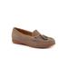 Women's Dawson Casual Flat by Trotters in Stone Suede (Size 7 M)