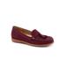 Women's Dawson Casual Flat by Trotters in Dark Cherry Suede (Size 7 M)