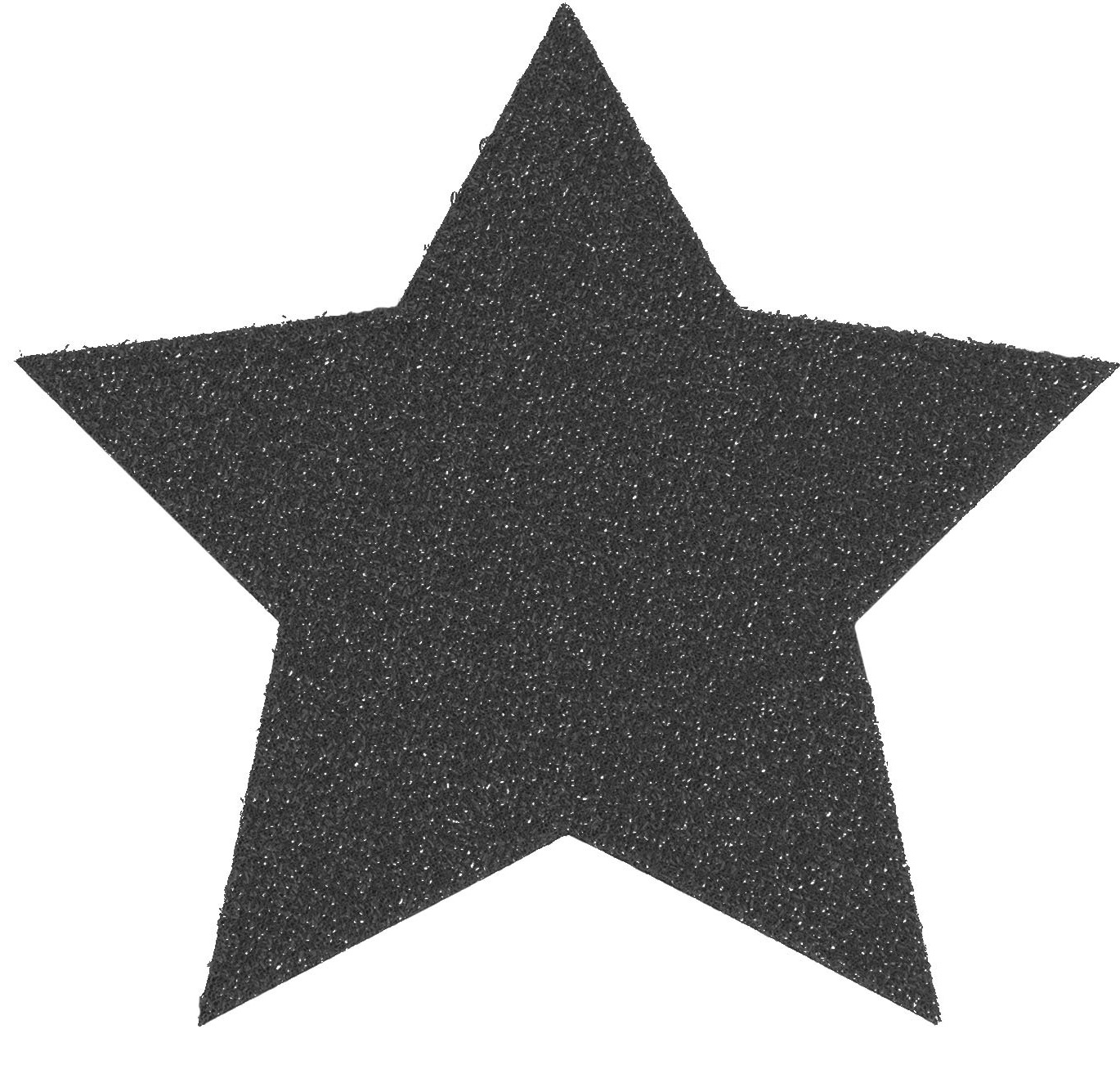 Platzset "Stern, Weihnachtsdeko", schwarz, B:16,5cm H:3mm L:16,5cm, PRIMAFLOR-IDEEN IN TEXTIL, Platzsets, ideal als Untersetzer oder Tischdeko, Größe 16,5 cm Image
