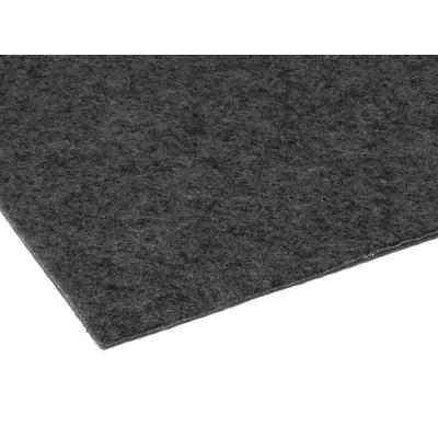 Läufer "PODIUM, Made in Belgium", grau (anthrazit), B:200cm H:2,6mm L:1600cm, Polypropylen (PP), PRIMAFLOR-IDEEN IN TEXTIL, Teppiche, Breite 200 cm, Nadelfilz, Uni-Farben, ideal für Veranstaltungen Image