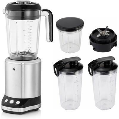 WMF Standmixer "KULT X", silber (cromargan), B:13,4cm H:39,2cm T:15,7cm, Zerkleinerer, Smoothie-Maker / Multifunktionsmi