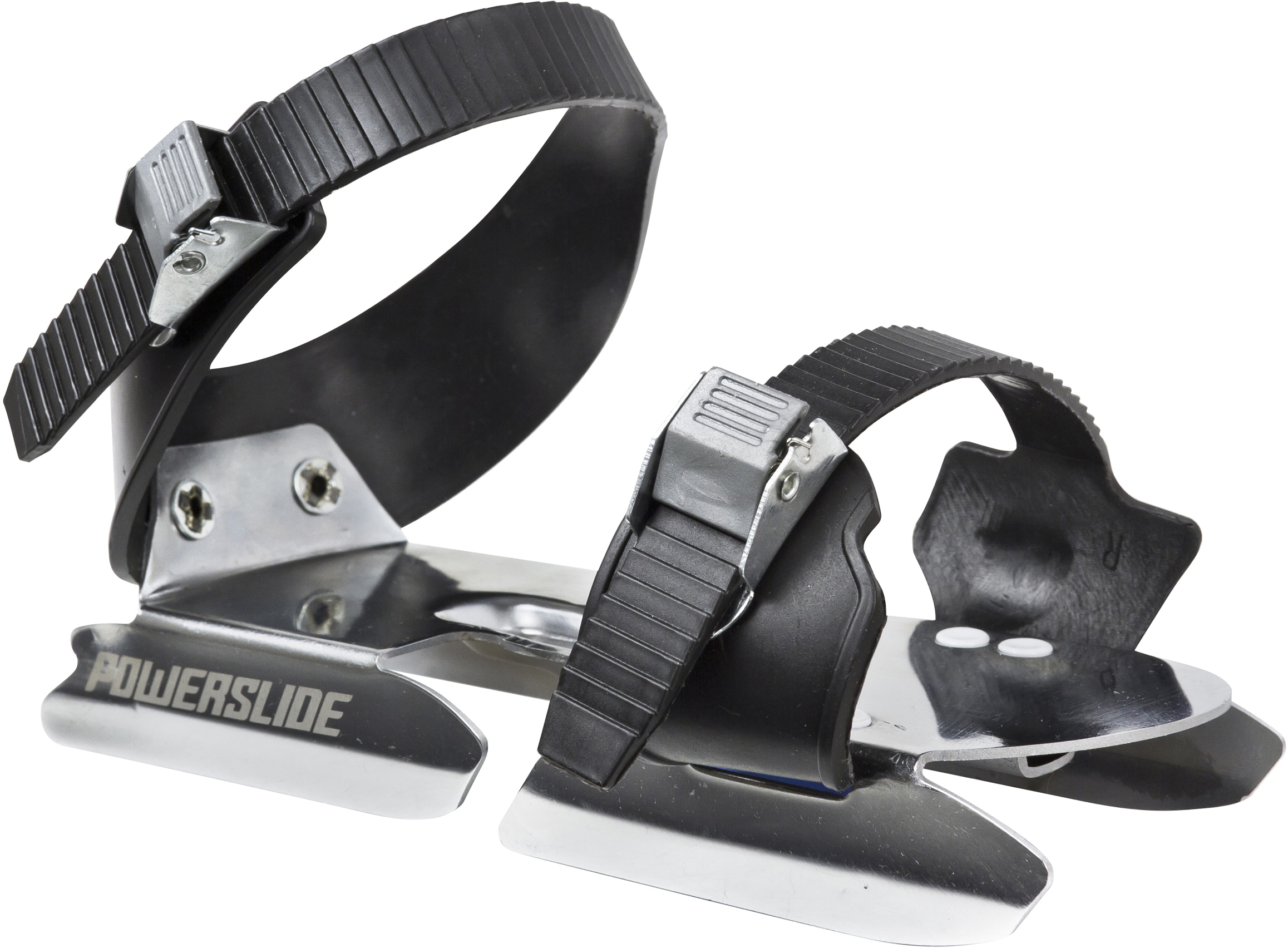 Schlittschuhe POWERSLIDE "Rutscherla II" Gr. 24, silber (schwarz, silberfarben), Inlineskates_Rollschuhe, 24/31 (bis ), Kunststoff Image