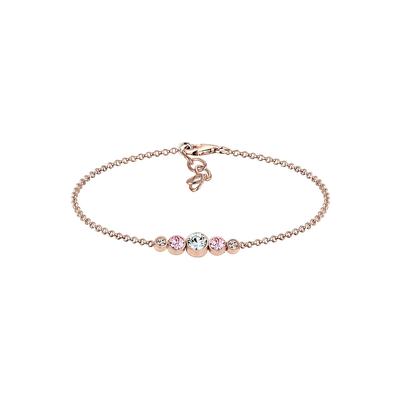 Elli - Elli Armband Basic Kristalle 925 Silber rosé Armbänder & Armreife 1 ct Damen