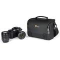 Lowepro Adventura SH 160 III, Camera Shoulder Bag with Adjustable/Removable Shoulder Strap, Bag for Mirrorless Camera, Compatible with Sony Alpha 7 Series, Black