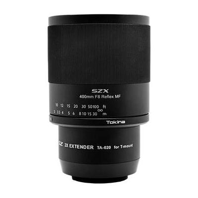 Tokina SZX 400mm f/8 Reflex MF Lens with 2x Extend...