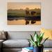 East Urban Home Wild Horse Pair Grazing at Assateague Island National Seashore, Maryland by Tim Fitzharris - Wrapped Canvas Photograph Print Paper | Wayfair