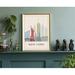 Trinx New York City Illustration US Cities Poster, Unframed Print, New York State Wall Art Poster Paper | 10 H x 8 W x 0.35 D in | Wayfair