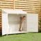 vidaXL Garden Shed White 102x52x112 cm Solid Wood Fir