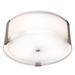 Access Lighting Tara 14 Inch 3 Light Flush Mount - 50120-BS/OPL