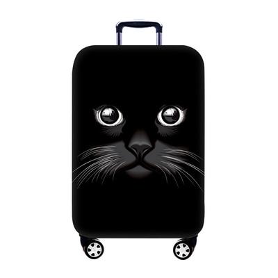 Little Black Cat Luggage Cover Elastic Dust Cover Suitcase Luggage Cover (18 inch-32 inch) s